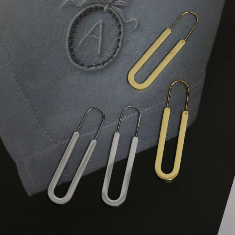Long Paper Clip Underground U-shaped Pin Ear Buckle 