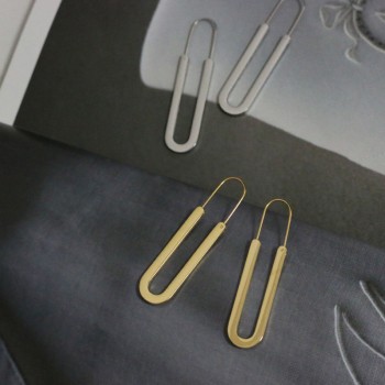 Long Paper Clip Underground U-shaped Pin Ear Buckle
