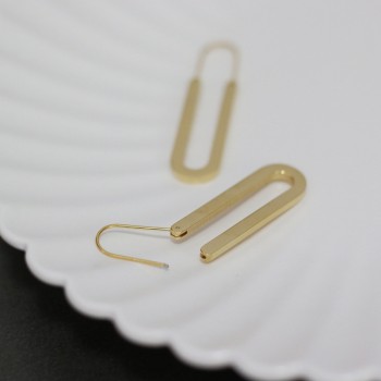 Long Paper Clip Underground U-shaped Pin Ear Buckle