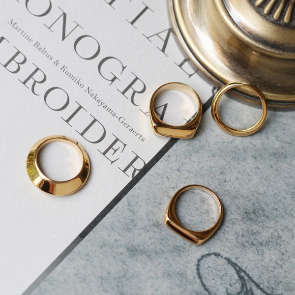 Geometric Round Flat Simple Matching Ring