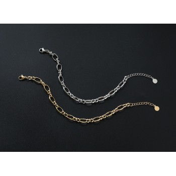French Chain Ring Bracelet