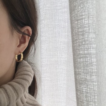 Fog Matte Disc Earrings