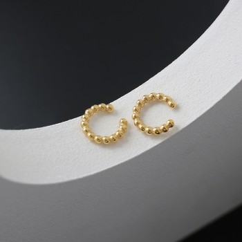 Beads Geometric wild No Pierced ear Clip Earrings Small Jewelry Couple Models