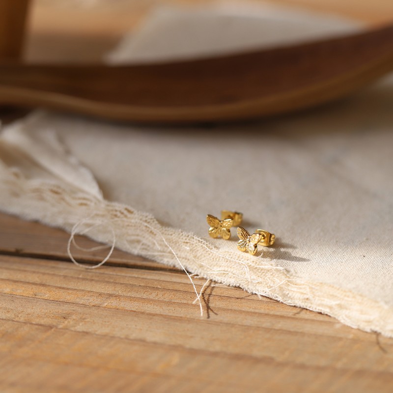 Mini Butterfly Wing Earrings 