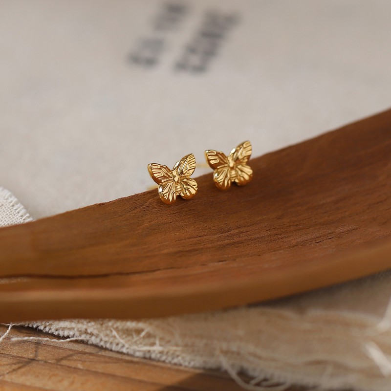 Mini Butterfly Wing Earrings 