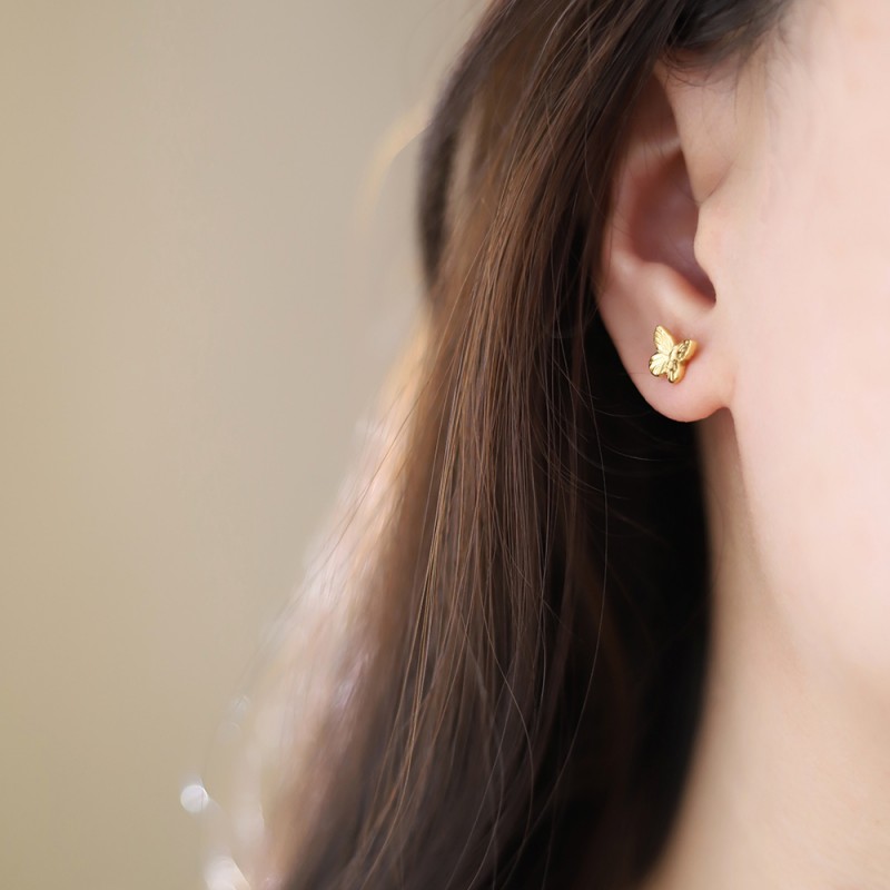 Mini Butterfly Wing Earrings 