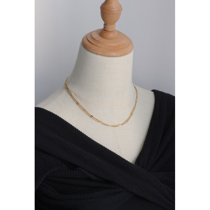 Glittering Neck Chain Three-layer Fashion Women's Necklace
