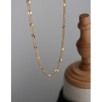 Glittering Neck Chain Three-layer Fashion Women's Necklace