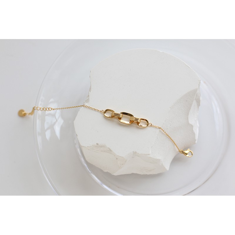 Square Ring Dafu Chain Bracelet  