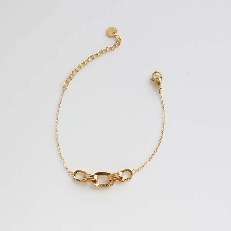 Square Ring Dafu Chain Bracelet  