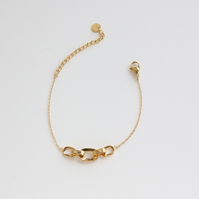 Square Ring Dafu Chain Bracelet 